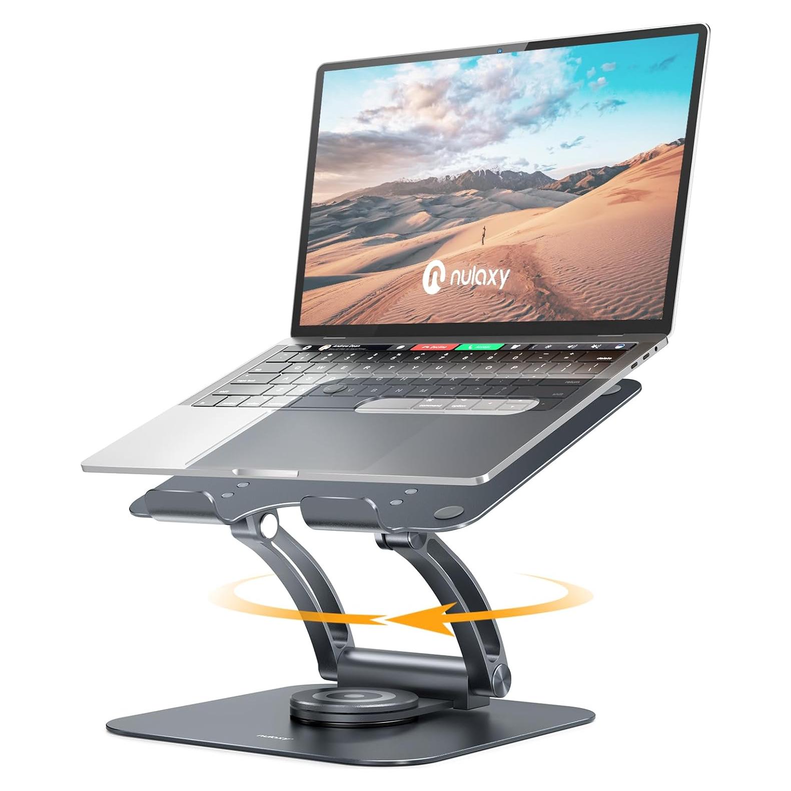 Soporte para Laptop Nulaxy C1-EXPRO 360° Rotativo Ergonómico