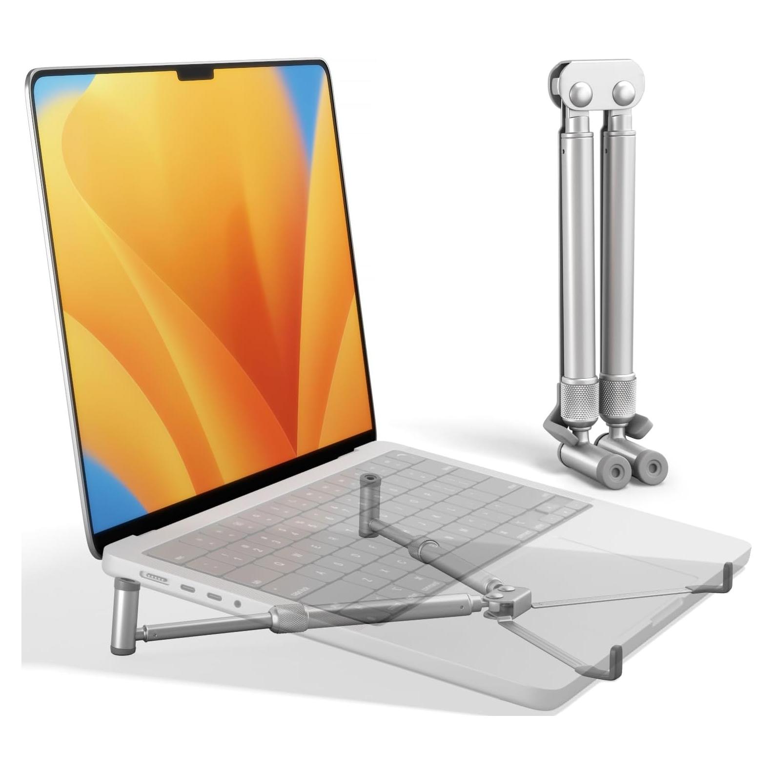 Soporte para Laptop Steklo X-Stand Ajustable Aluminio 12-17"