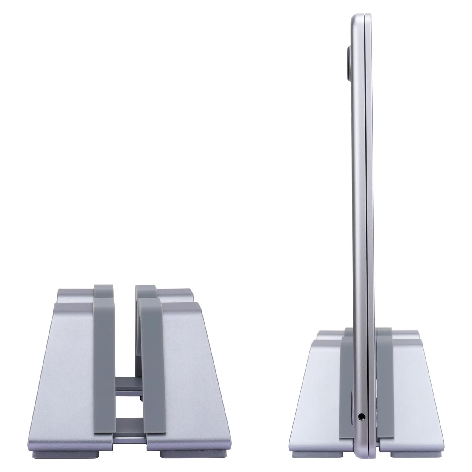 Soporte Vertical Ajustable para Laptop Psitek Mshap - Aluminio