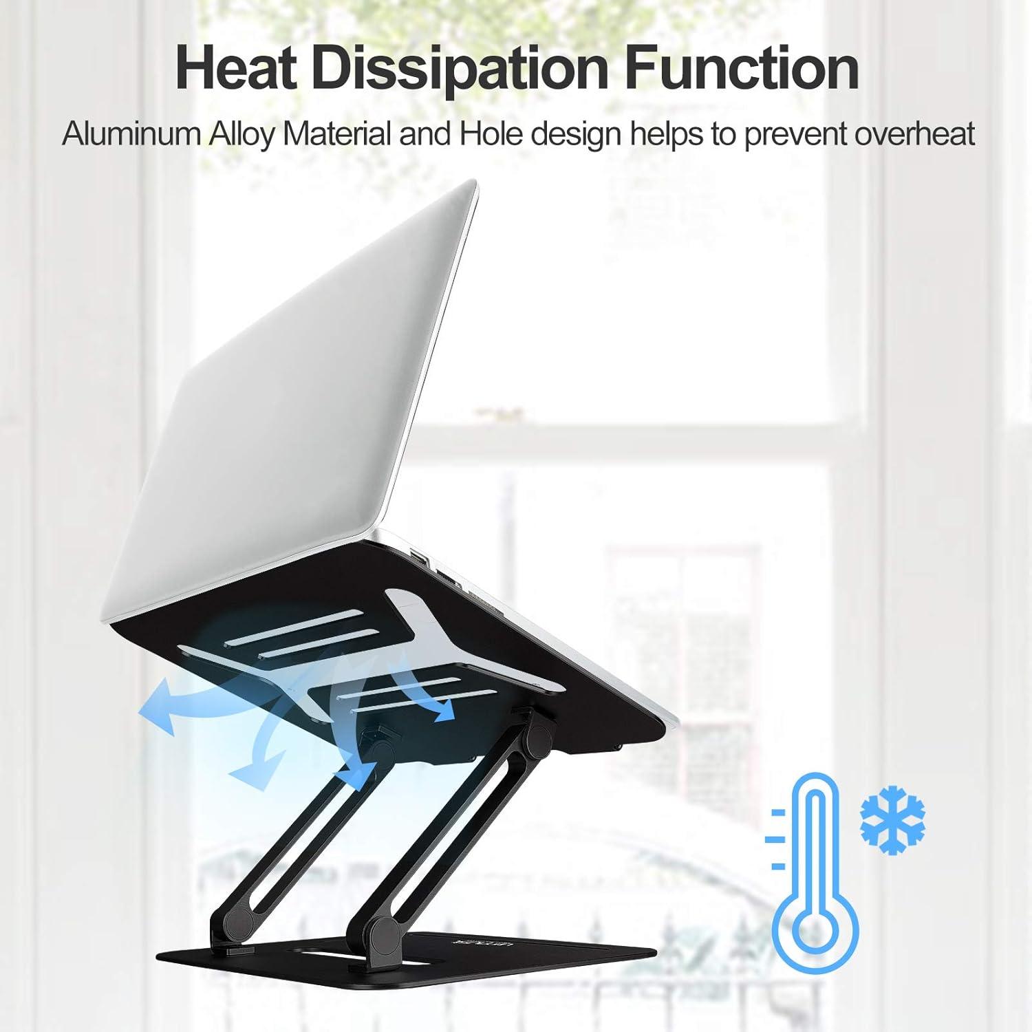 Soporte Ajustable para Laptop Urmust X1 Negro 10-17"