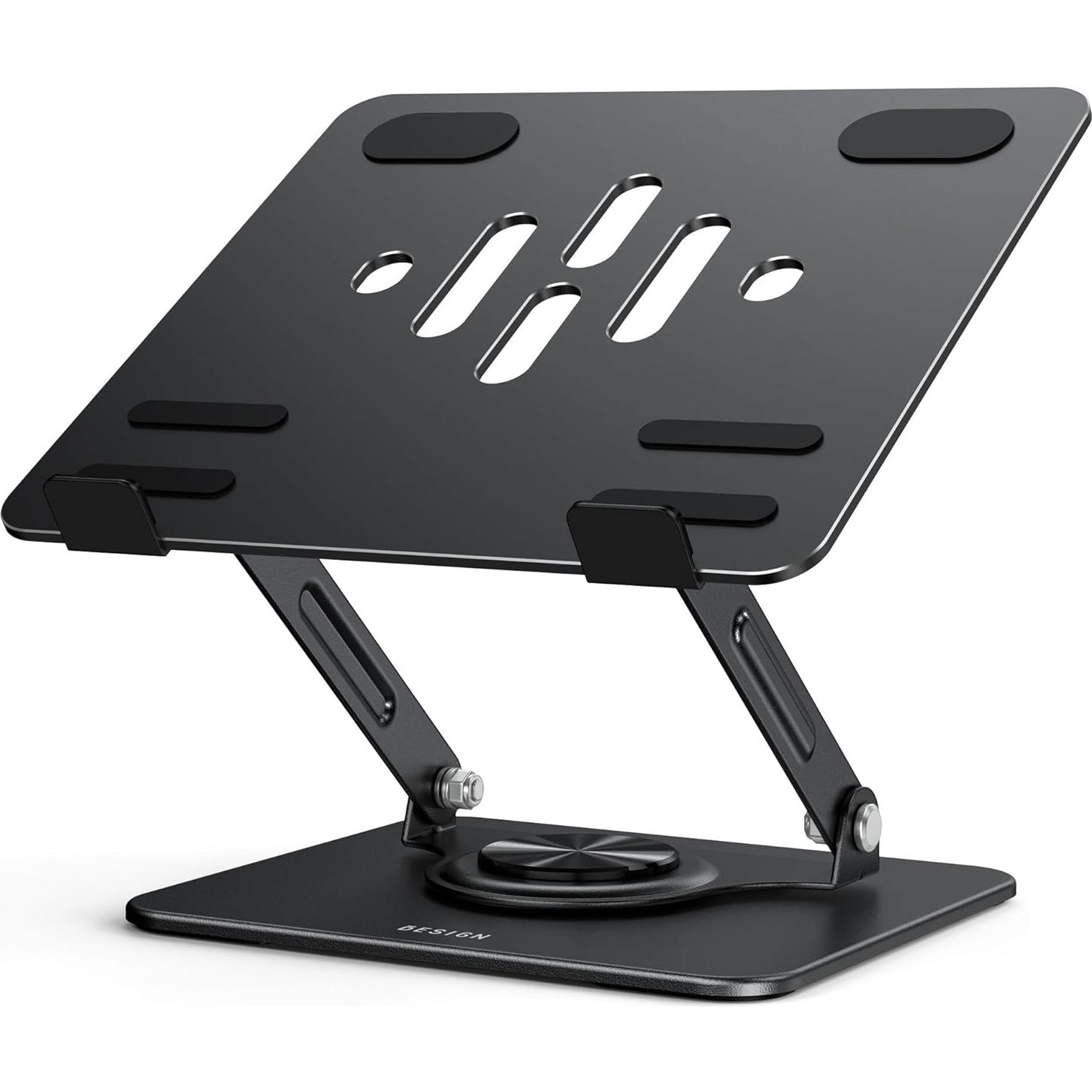 Soporte para Laptop BESIGN LS11 Ajustable 360° Negro 10-14"