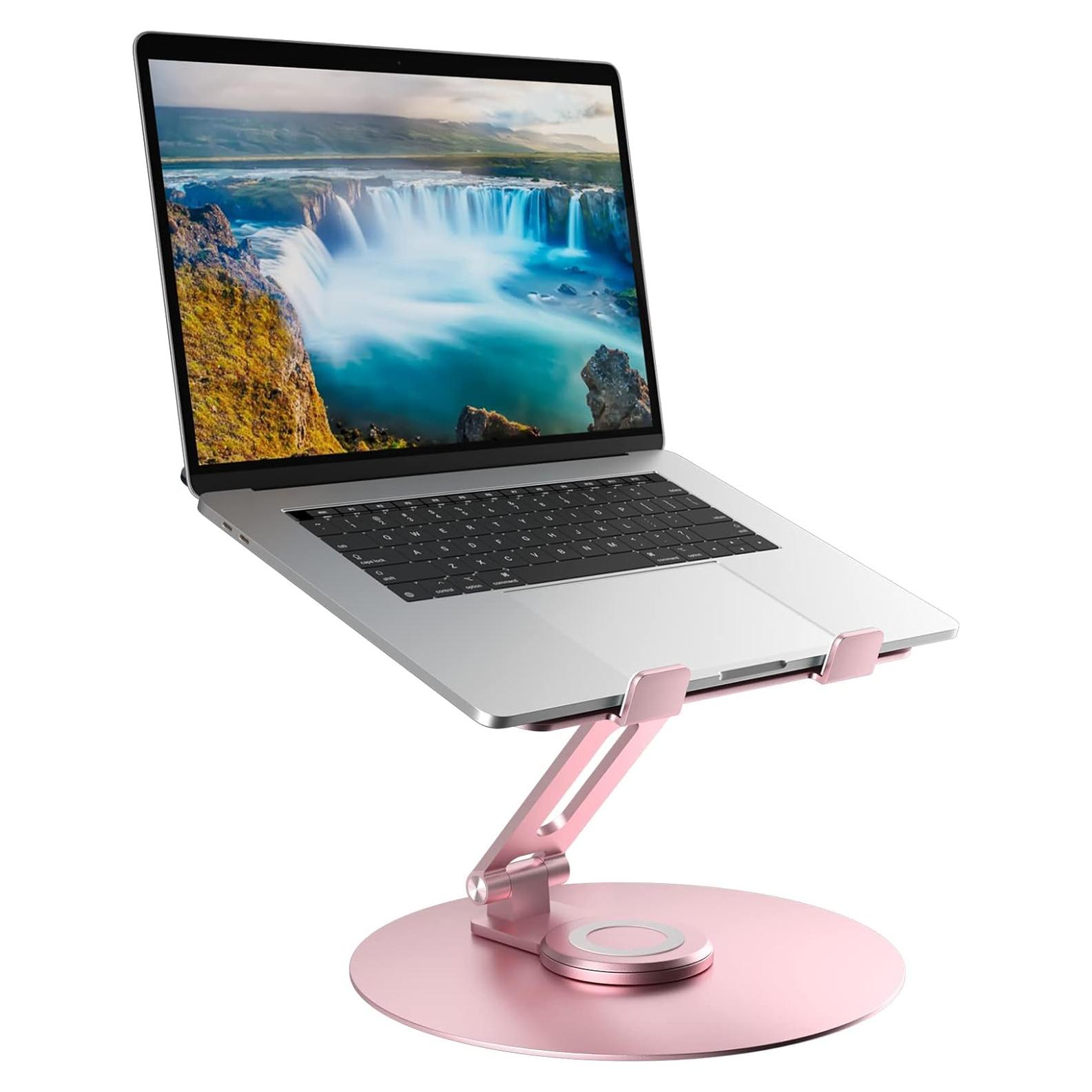 Soporte Giratorio para Portátil Epherie Rosa 10-17" Ajustable