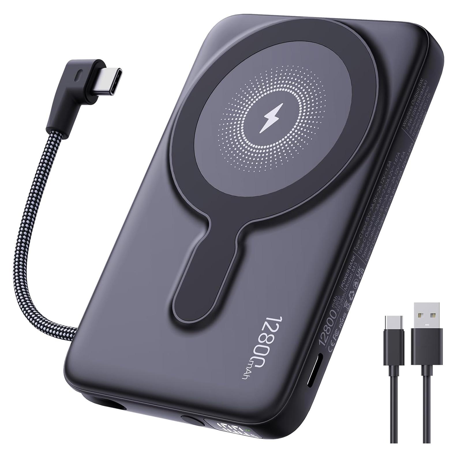 Banco de Poder Magnético Inalámbrico 12800mAh SHENZHEN M3