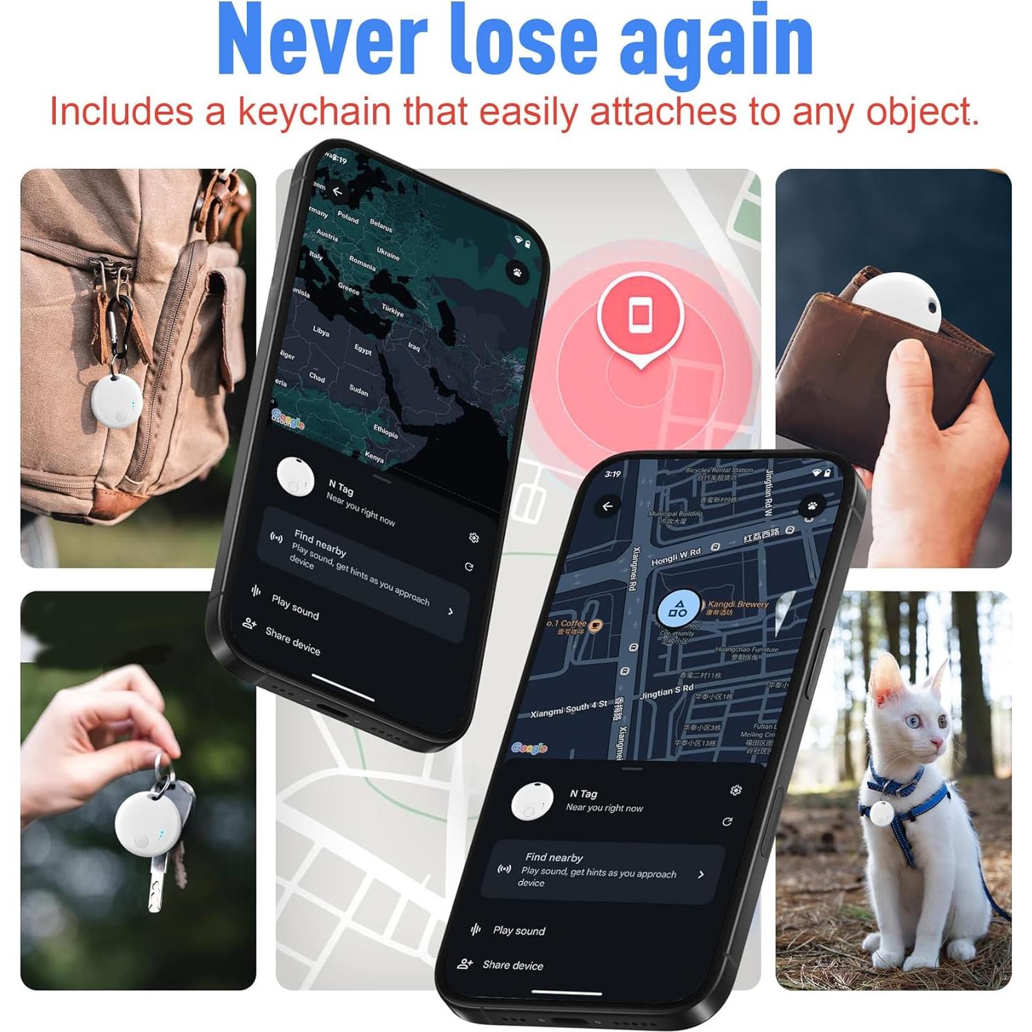 Rastreador Bluetooth Fortunepro para Android - Localizador de Llaves