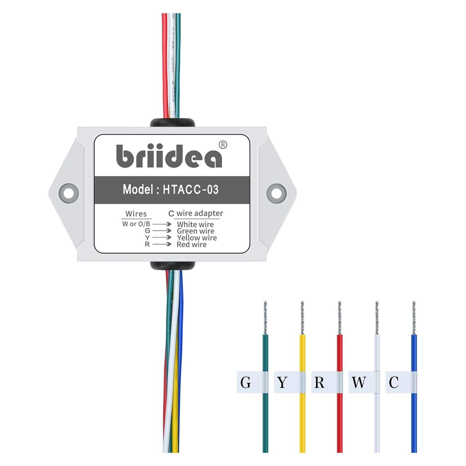 Adaptador de Alimentación C-Wire Briidea para Termostatos 24V