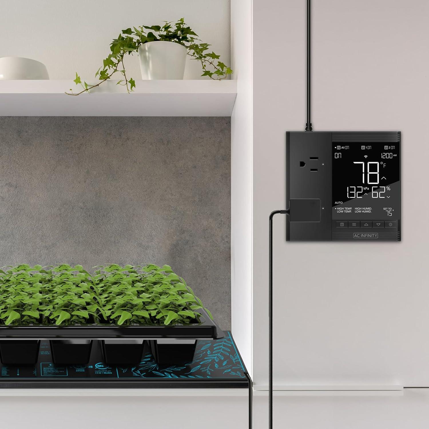 Controlador AC Infinity 75 PRO WiFi para 2 Dispositivos