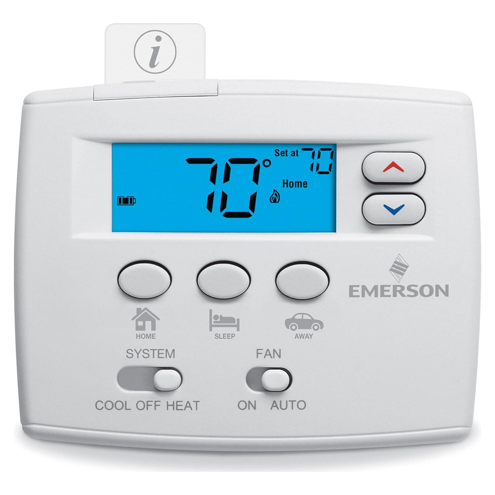 Termostato No Programable Emerson 1F86EZ-0251 2" LCD