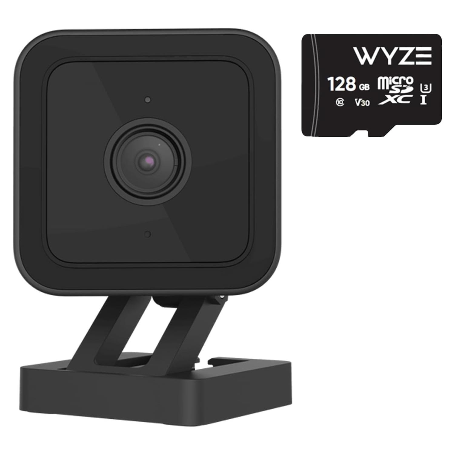 Cámara de Seguridad Wyze Cam v3 Negra 1080p con 128GB SD