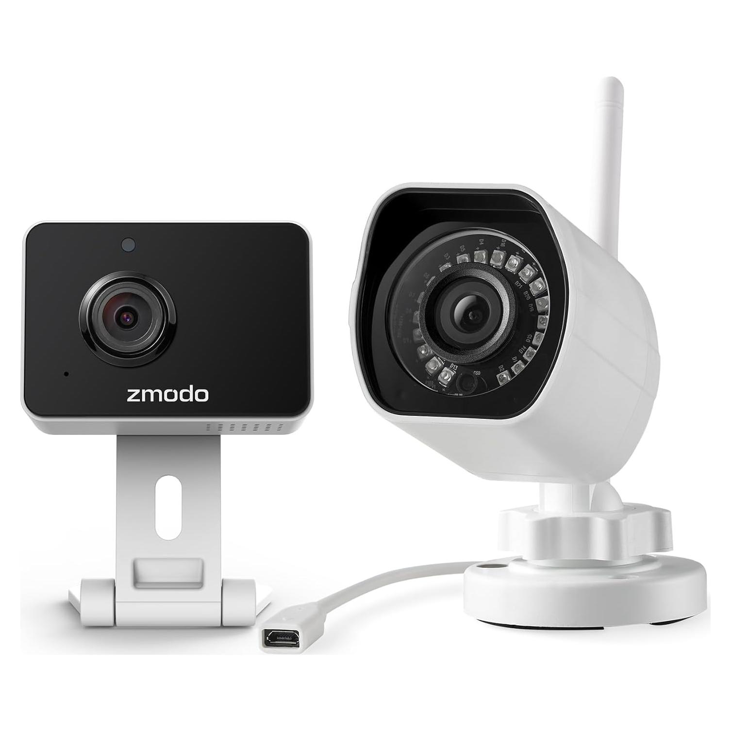 Cámaras de Seguridad Zmodo 1080p HD Inalámbricas - Paquete 2