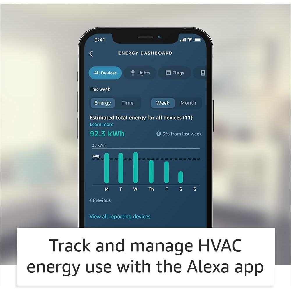 Smart Thermostat with C-Wire Adapter