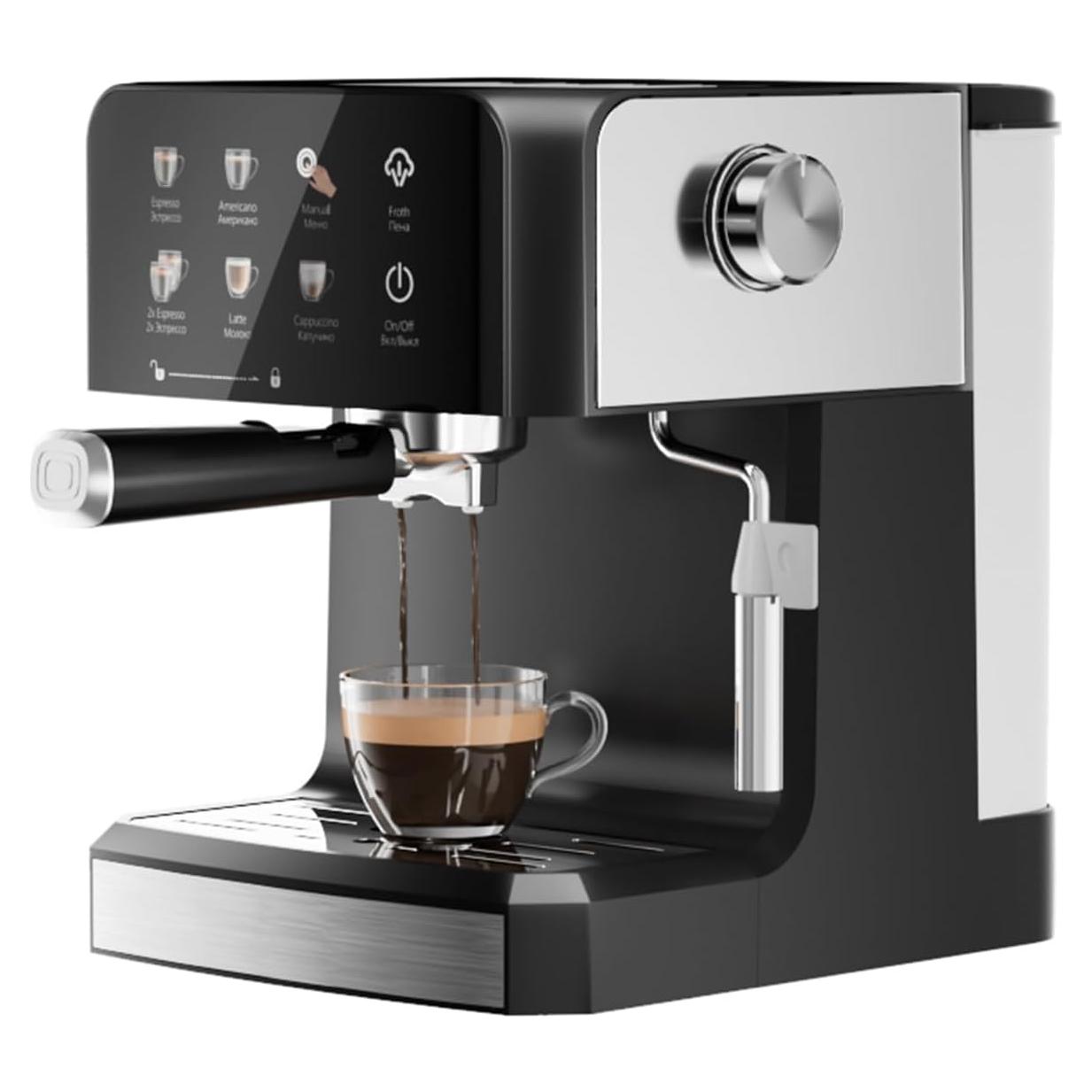Máquina de Espresso AMZRIGG 8023 20 Bar con Espumador de Leche