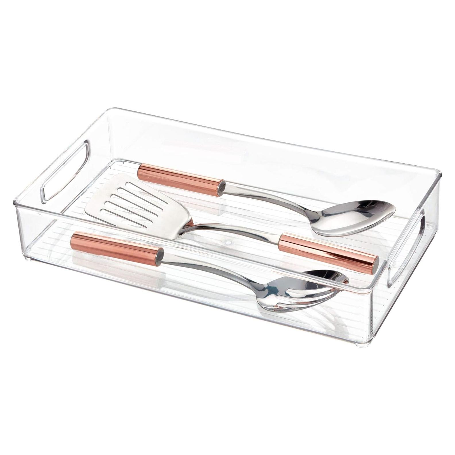 Contenedor de Almacenamiento Apilable iDesign 40,6x20,3x7,6cm