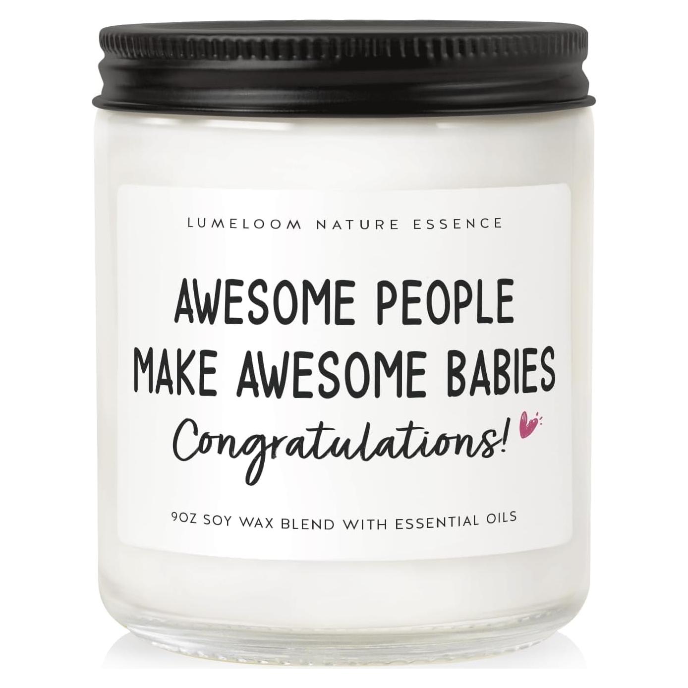 Vela Aromática de Lavanda 255g LUMELOOM para Nuevas Mamás