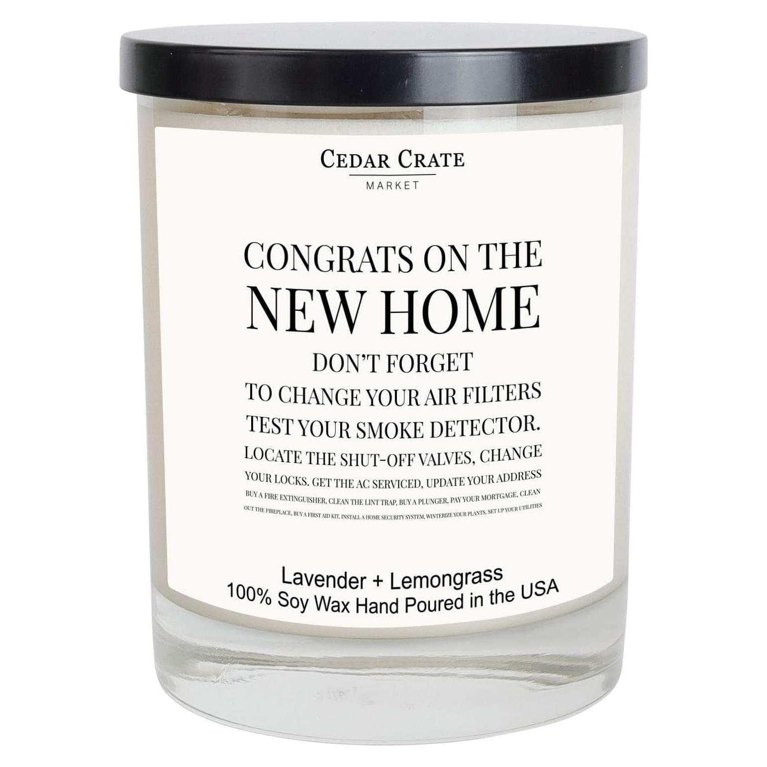 Vela Aromática de Lavanda y Salvia Cedar Crate Market 100% Soja