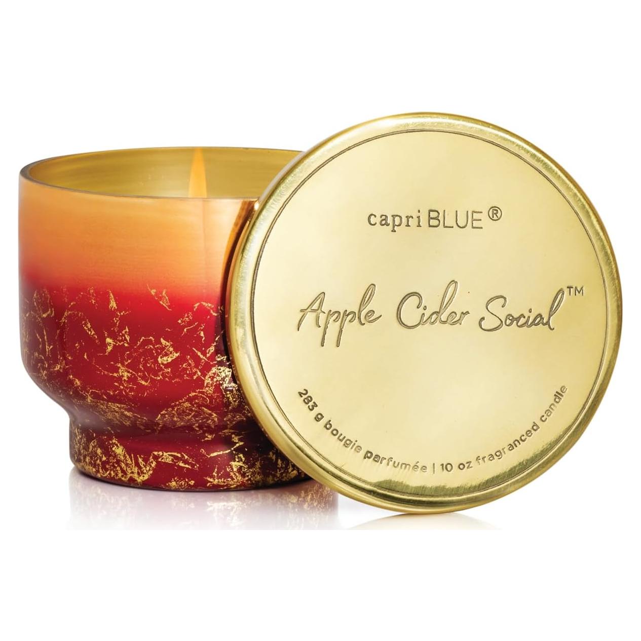 Vela aromática Capri Blue Glimmer 283.5 g - Sidra de manzana