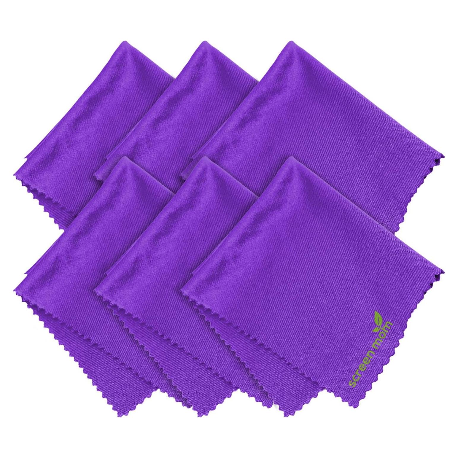 Paquete de 6 Paños de Microfibra Screen Mom para Pantallas