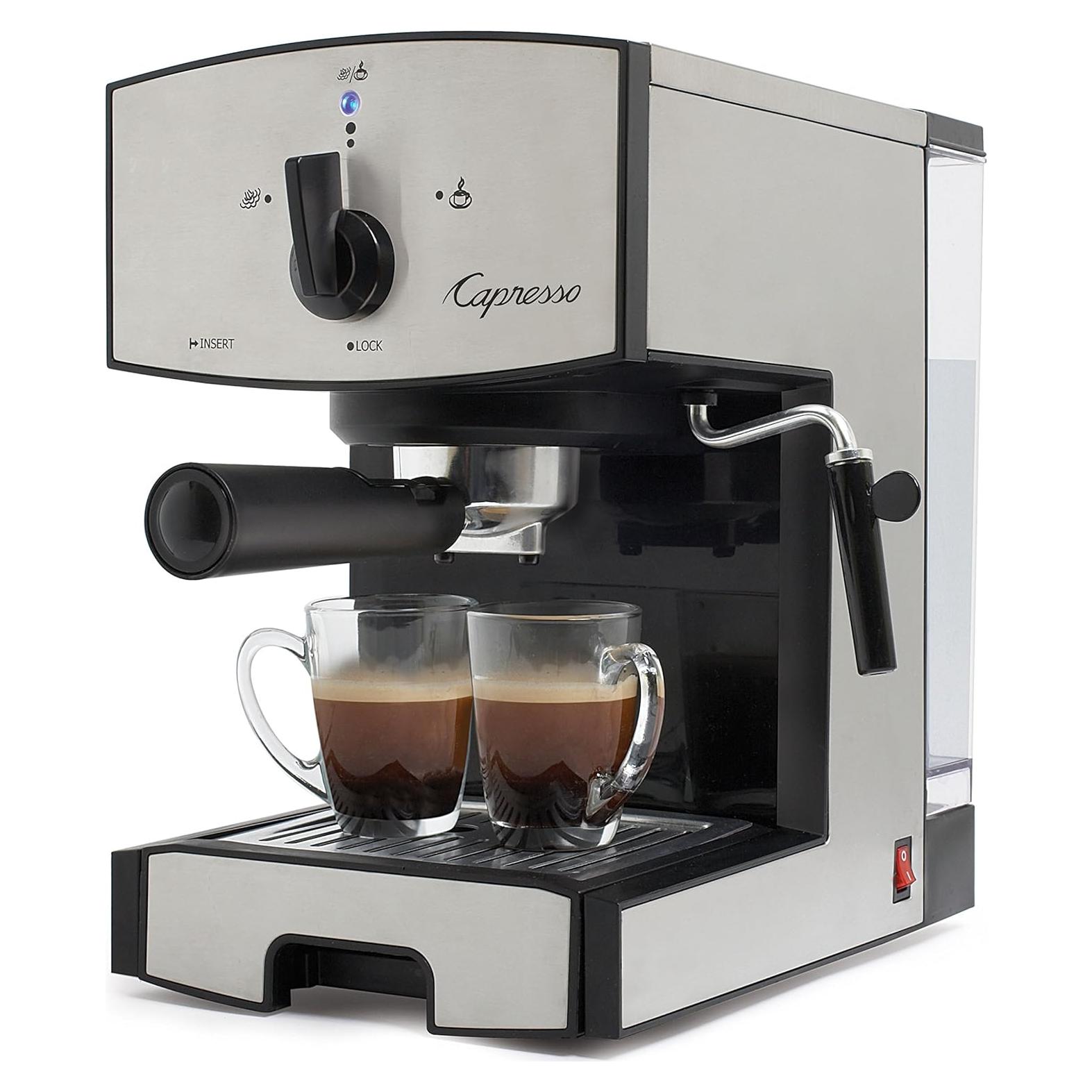 Máquina de Espresso y Cappuccino Capresso EC50 Acero Inoxidable