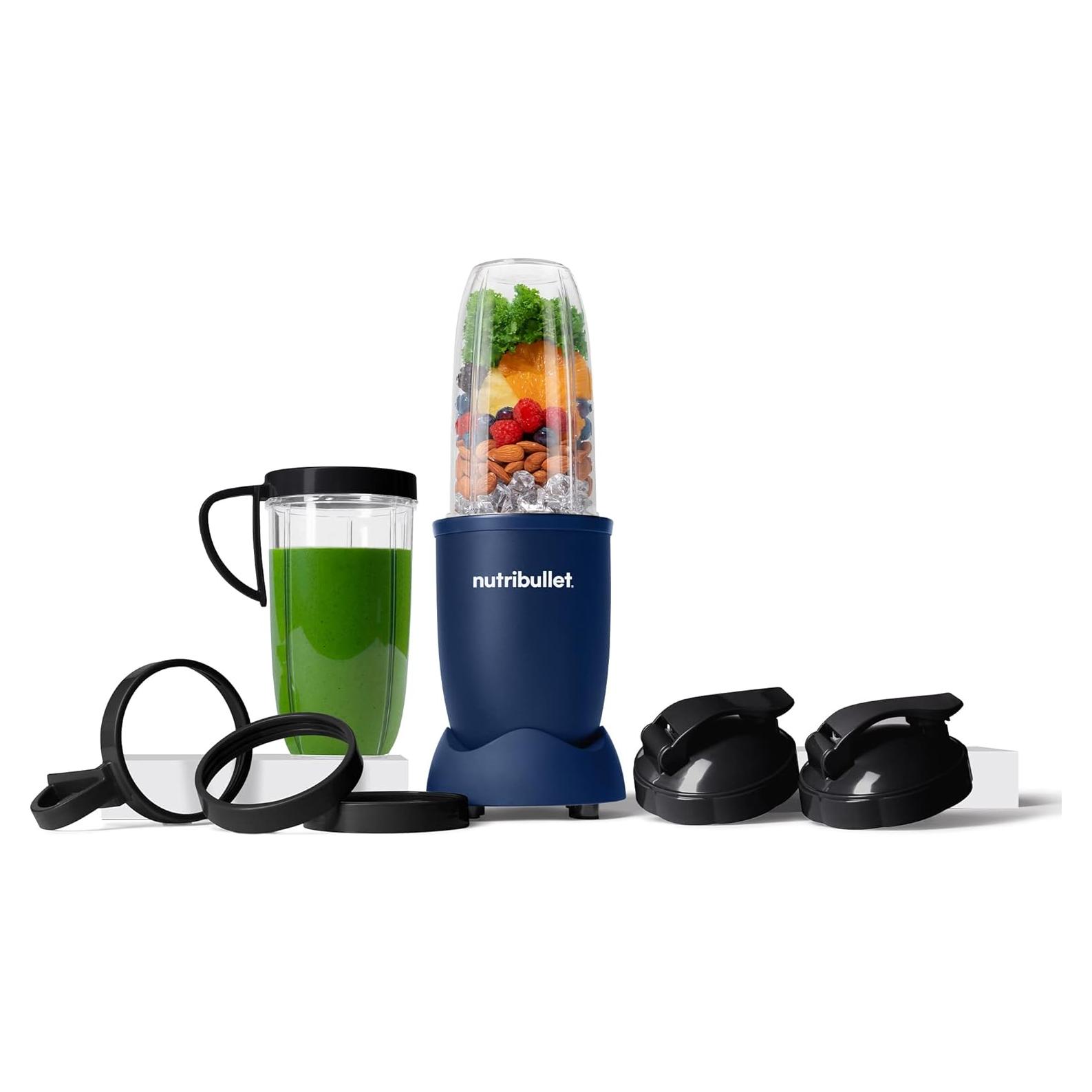 Licuadora Personal NutriBullet Pro 900W Azul Marino 13 Piezas
