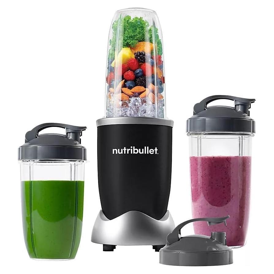 Licuadora NutriBullet Pro 900W Acero Inoxidable 0.95L