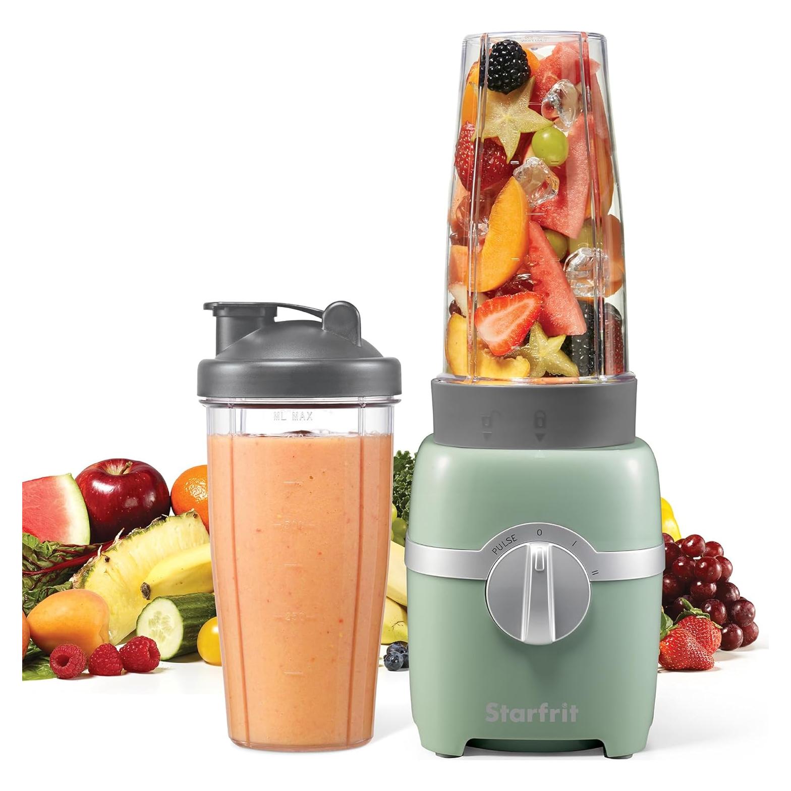 Batidora Personal Starfrit 300W - 2 Tazas 828ml - 3 Velocidades