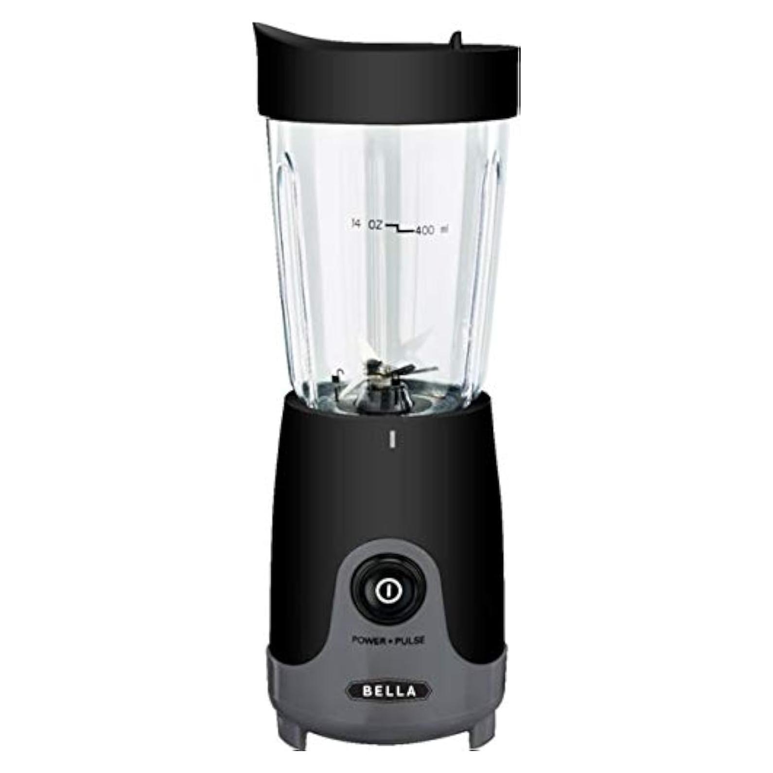 Licuadora Personal BELLA 414ml Eléctrica Negra y Gris