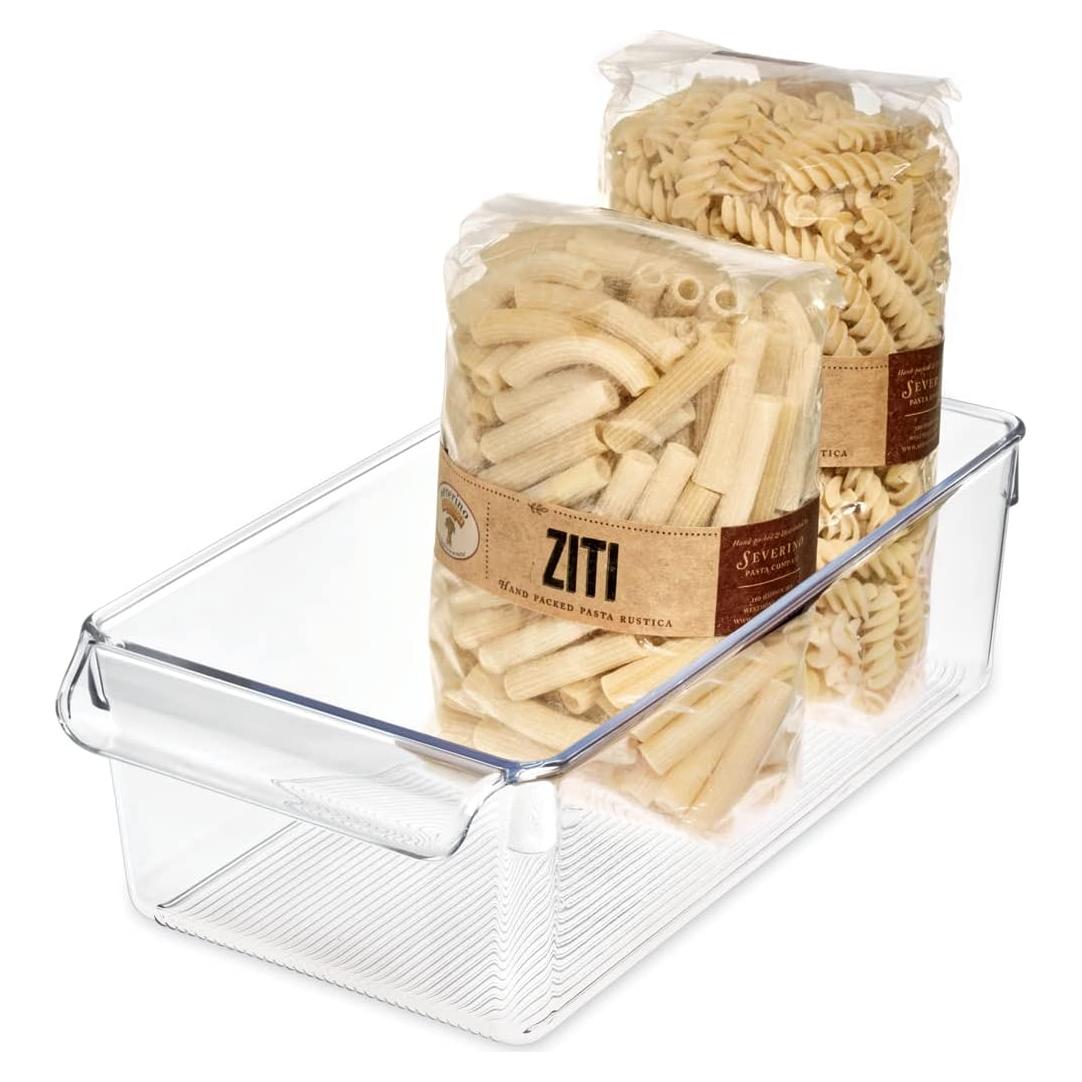 Contenedor de Almacenamiento iDesign Linus 29.2x15.2 cm Transparente