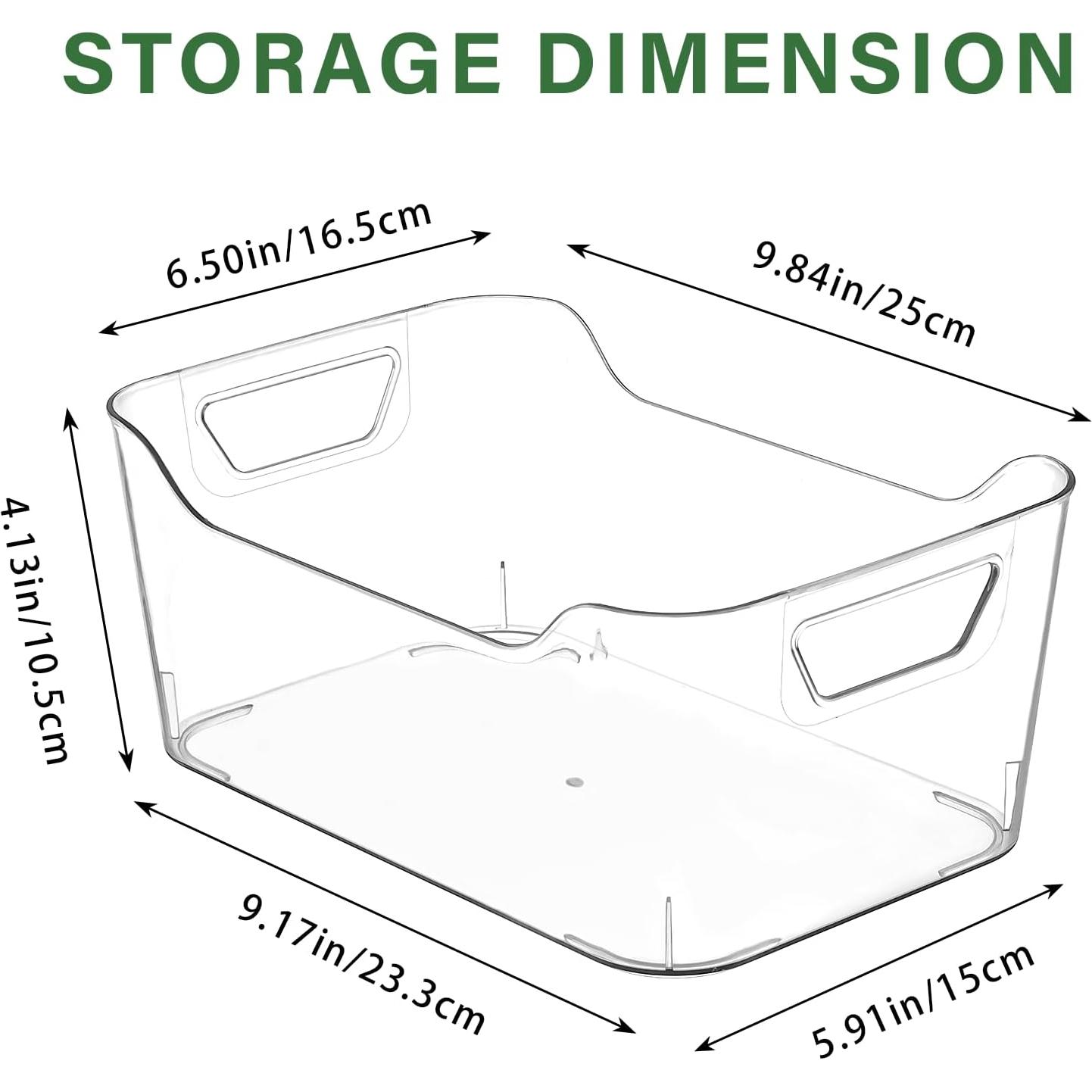Contenedores de Plástico Transparentes AntStep, Paquete de 12