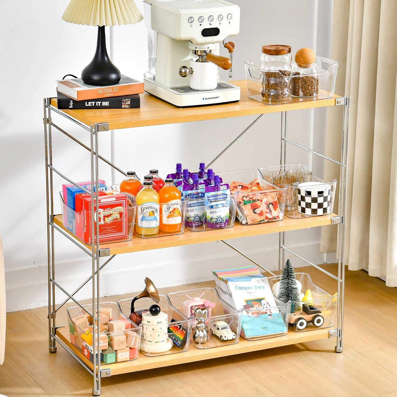 Contenedores de Plástico Transparentes AntStep, Paquete de 12