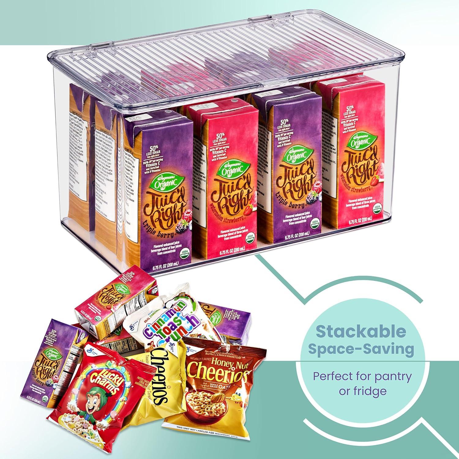 Contenedores de Almacenamiento Sorbus 3 Piezas Transparentes