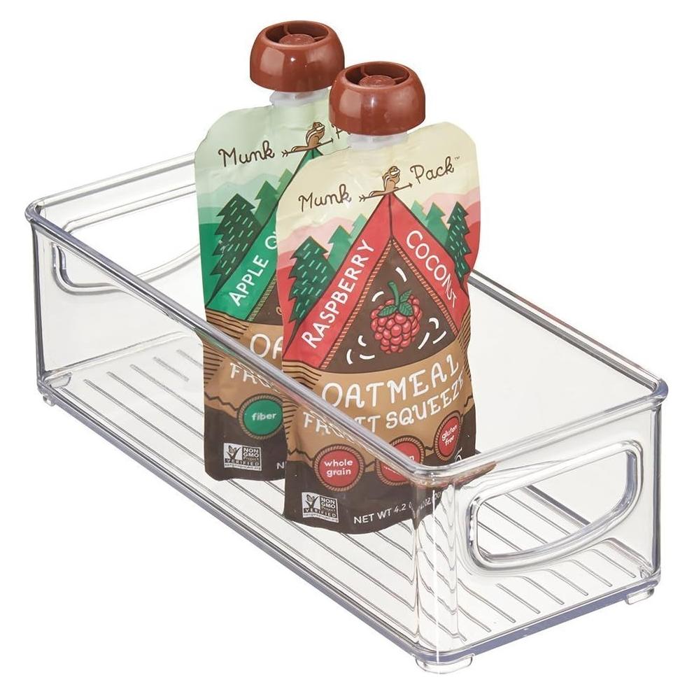 Contenedor de Almacenamiento de Alimentos mDesign 25.4cm - Transparente