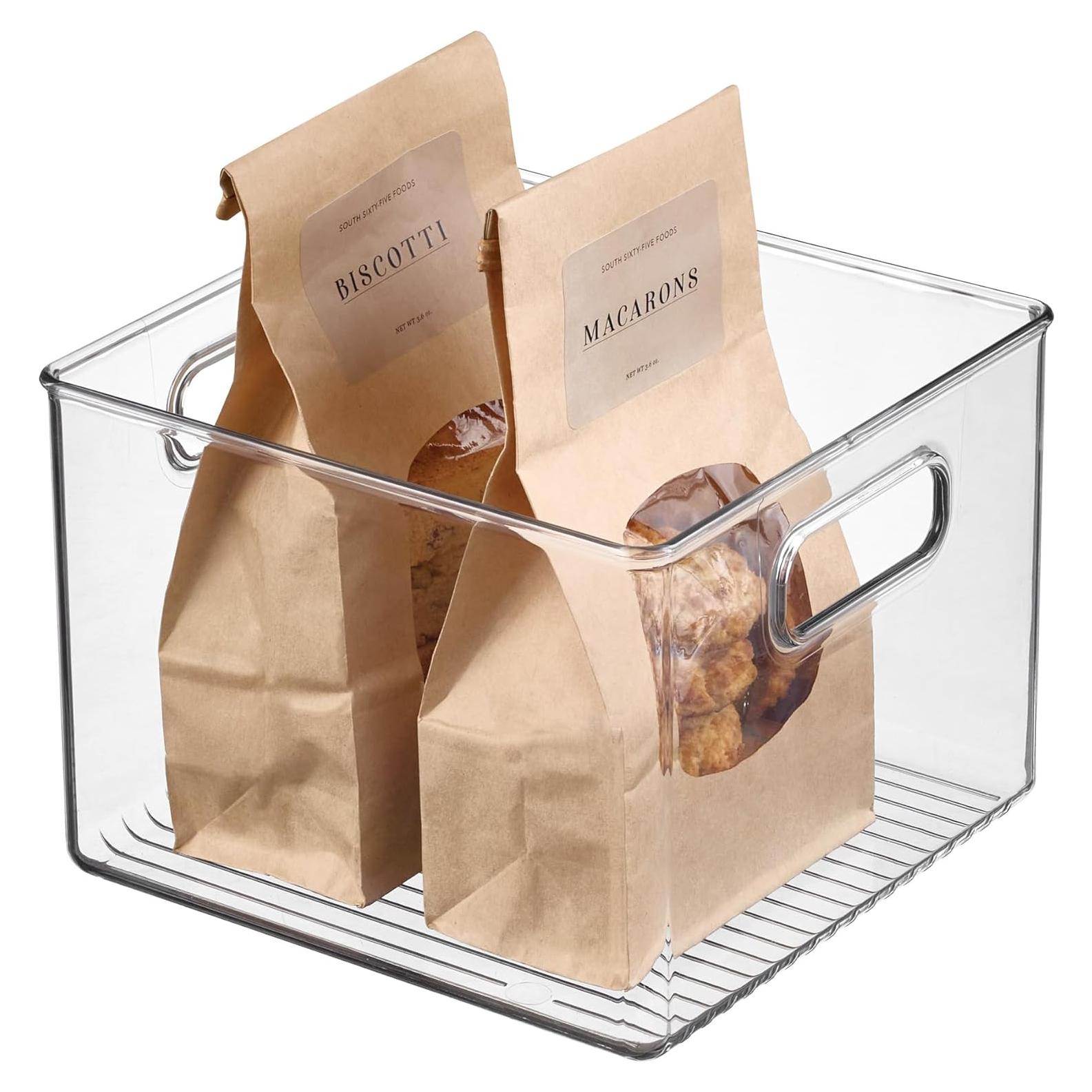 Contenedor de Almacenamiento iDesign 20.32x20.32x15.24 cm - Transparente