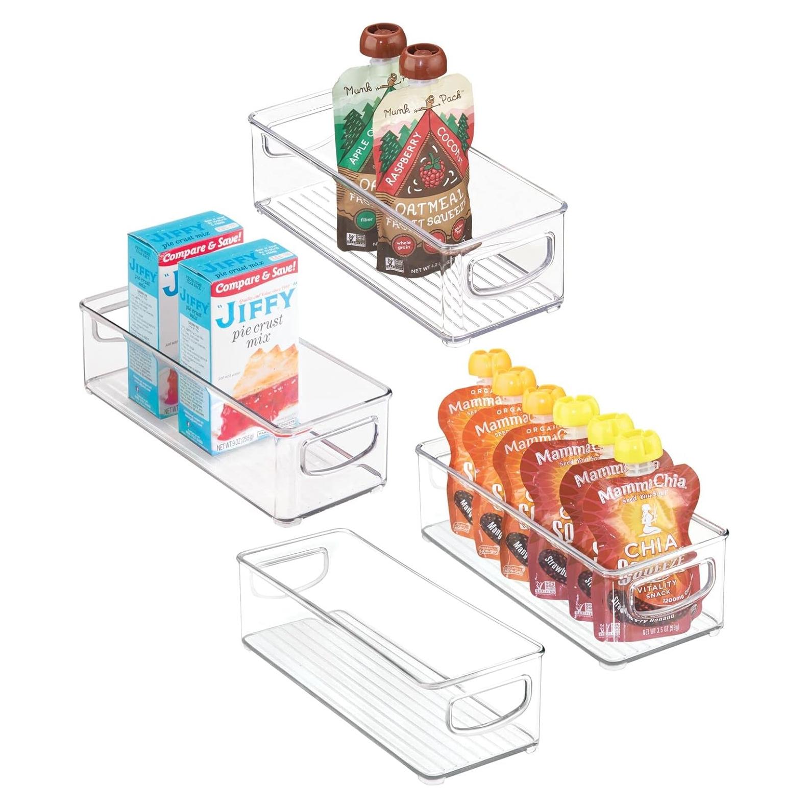 Caja Organizadora Plástica mDesign 4 Unidades 25.4x10.16cm