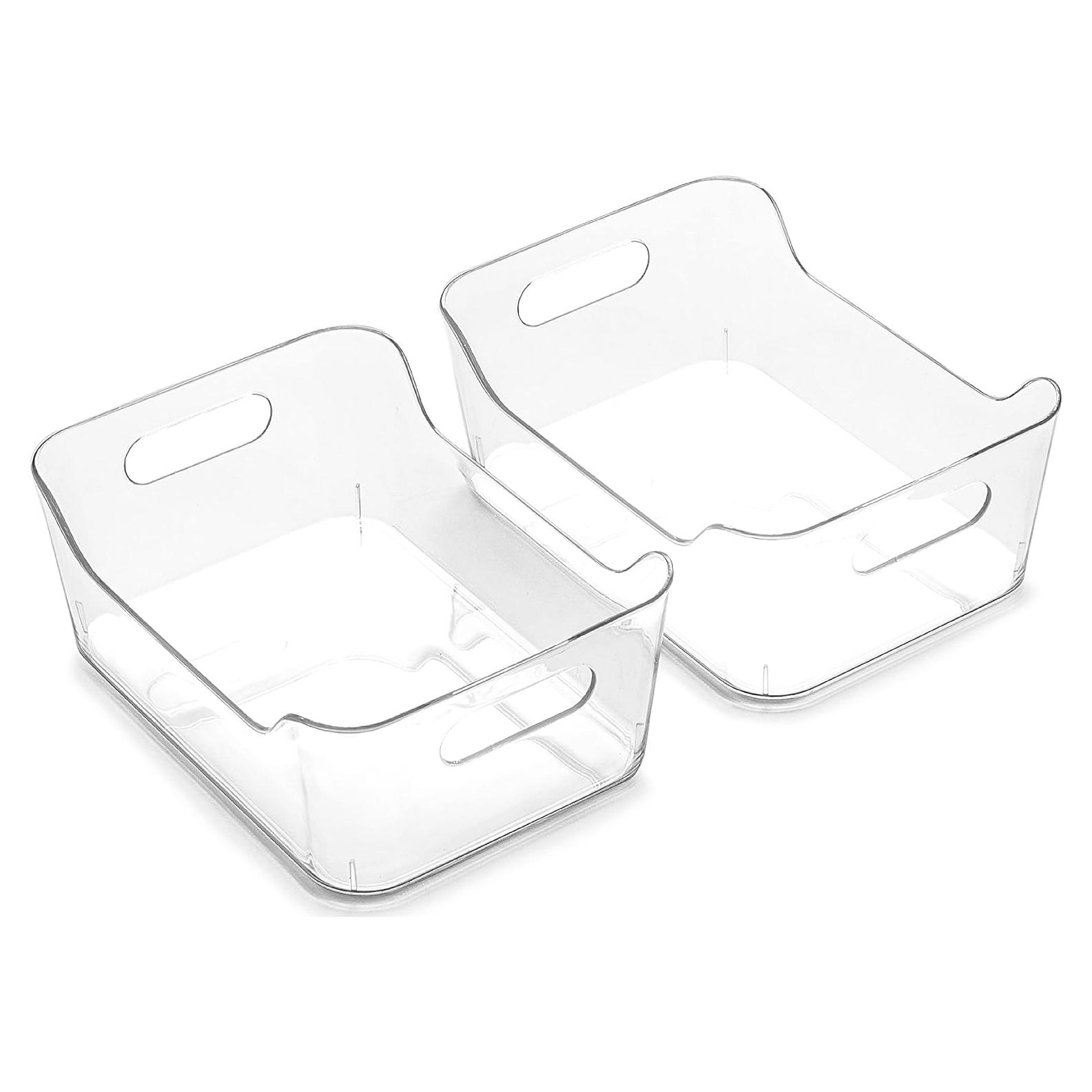 Contenedores de Almacenamiento BINO 2 Piezas 19.7x14x7.6 cm