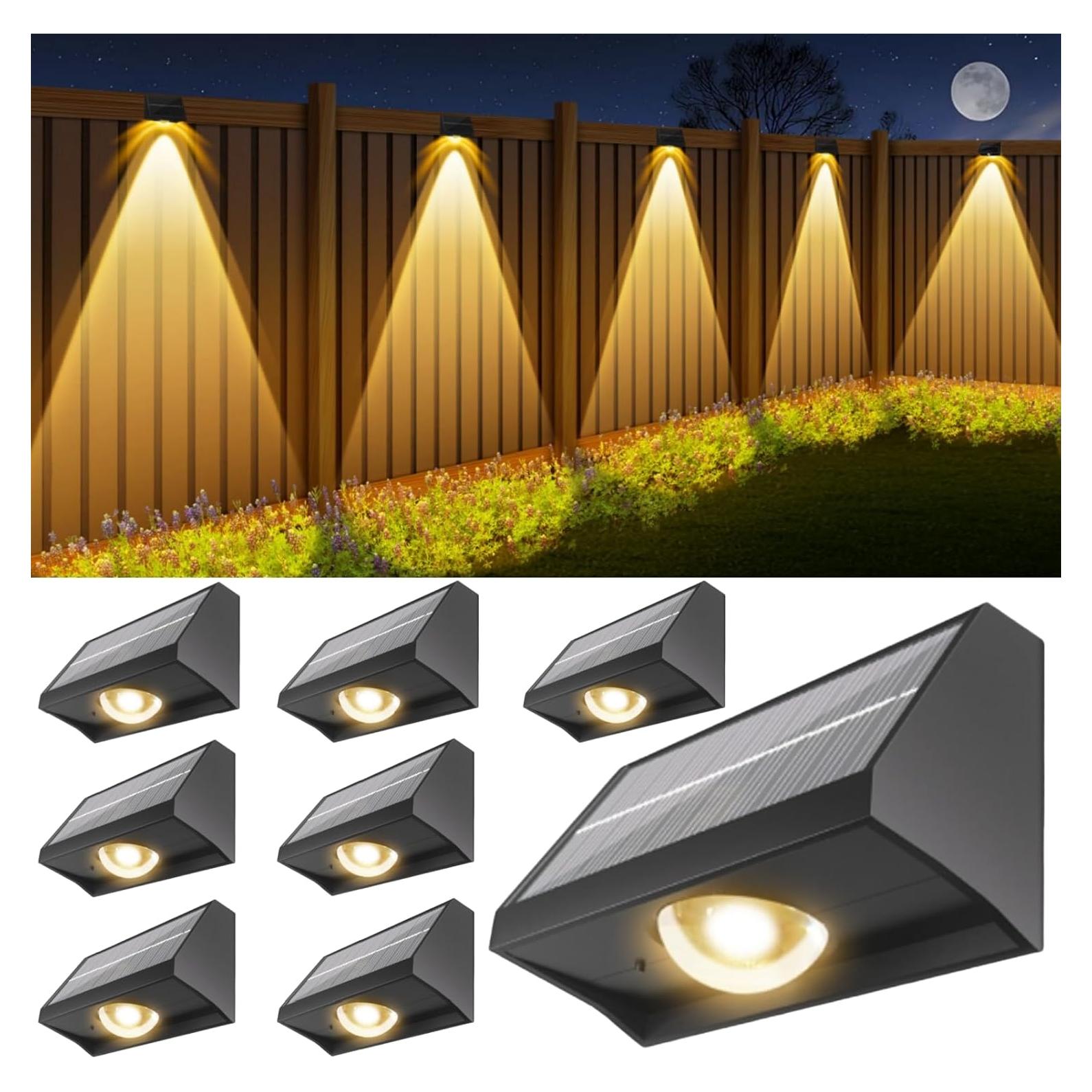 Luces Solares de Cerca SenLuKit 8 Piezas LED IP65 7 Modos
