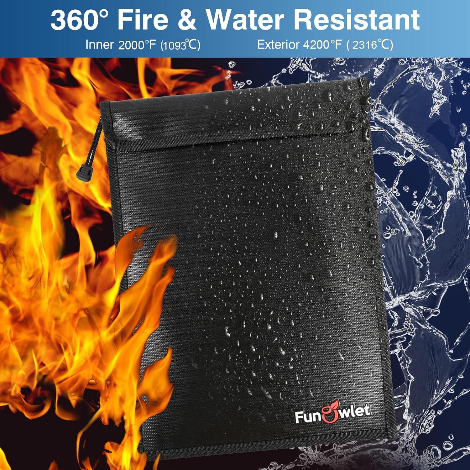 Bolsa de Documentos Resistente al Fuego y Agua - FunOwlet