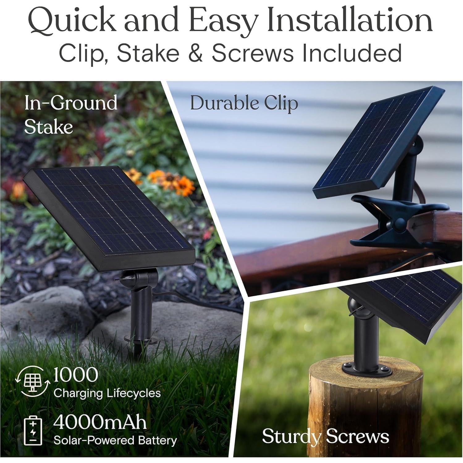 Luces de Cadena LED Solares Brightech 15 Bombillas 48 Pies