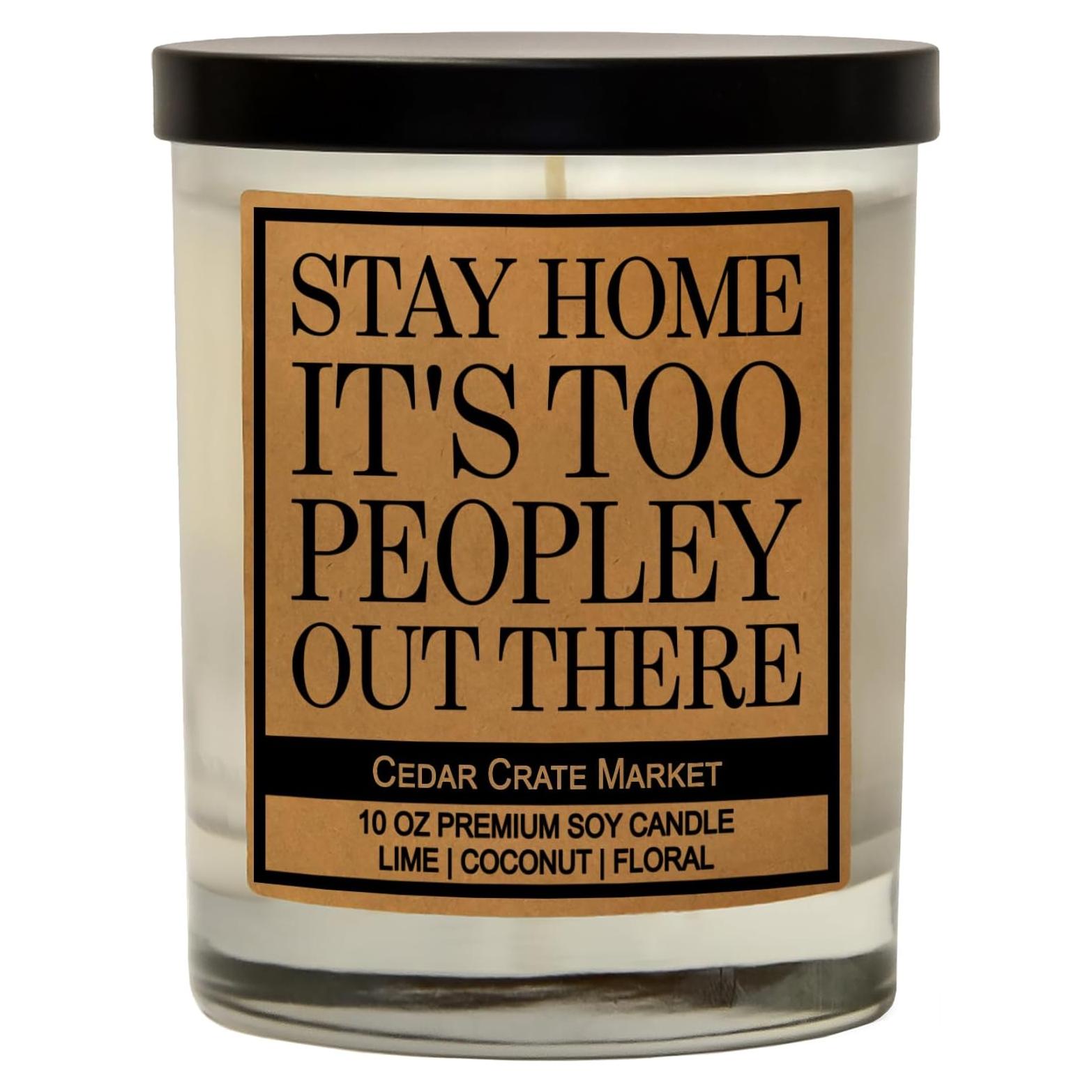 Vela de Inauguración de Casa Cedar Crate Market 100% Soja Aroma Lavanda