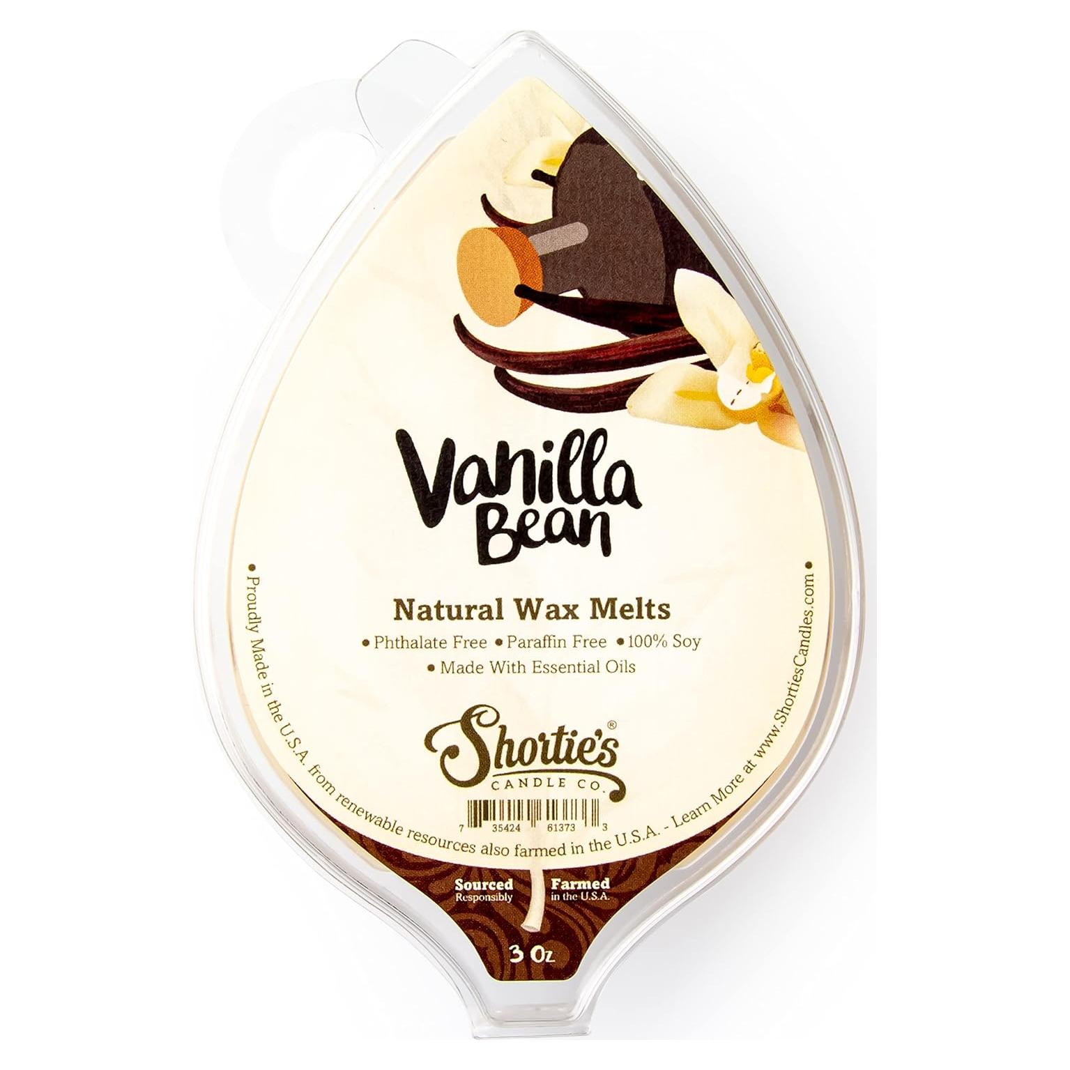 Vela de Soja Natural Shortie's Candle 85g Aroma Vainilla