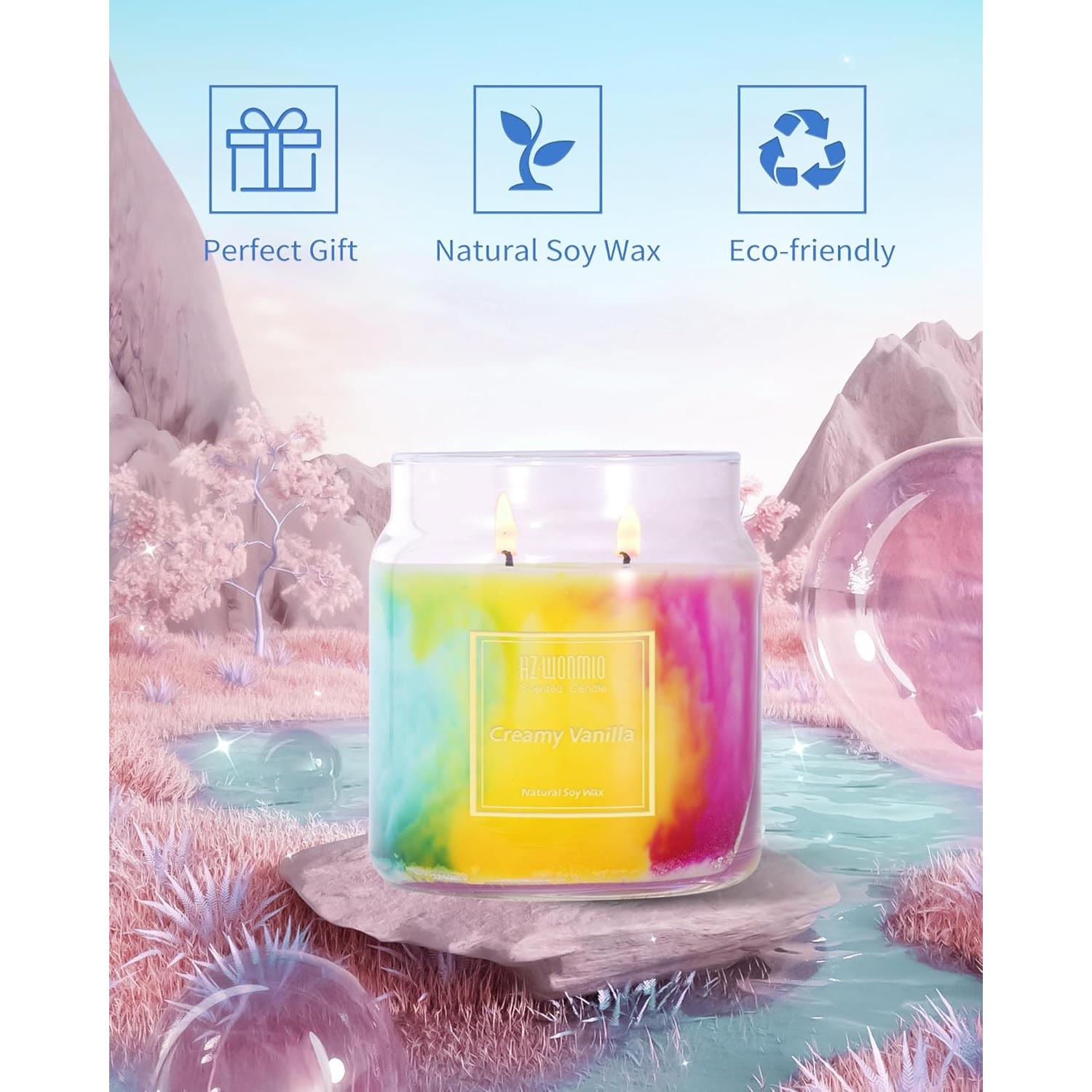 Vela Aromática HZ-WONMIO Vainilla Cremosa 340g 80 Horas