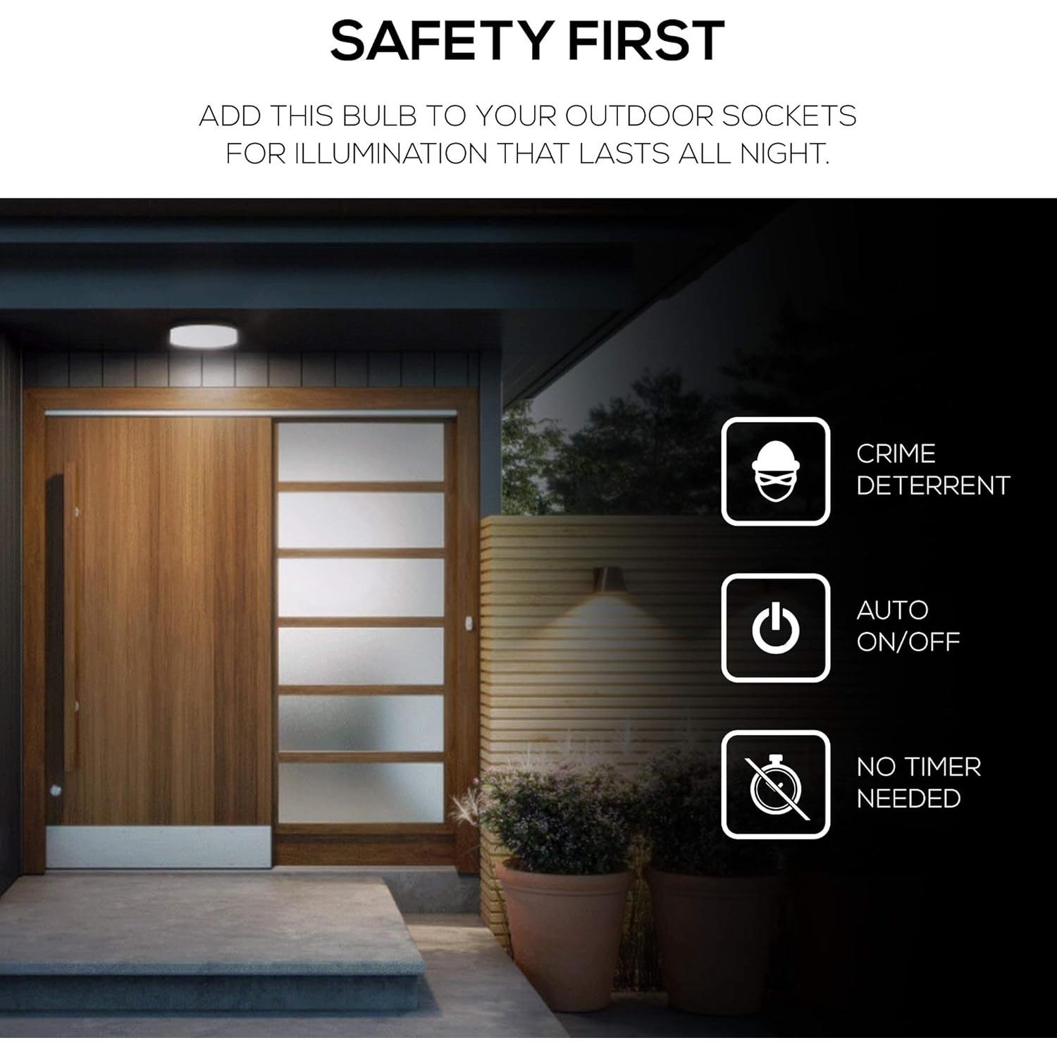 Bombilla LED Exterior Amazon Basics 60W Luz Diurna 5000K E26