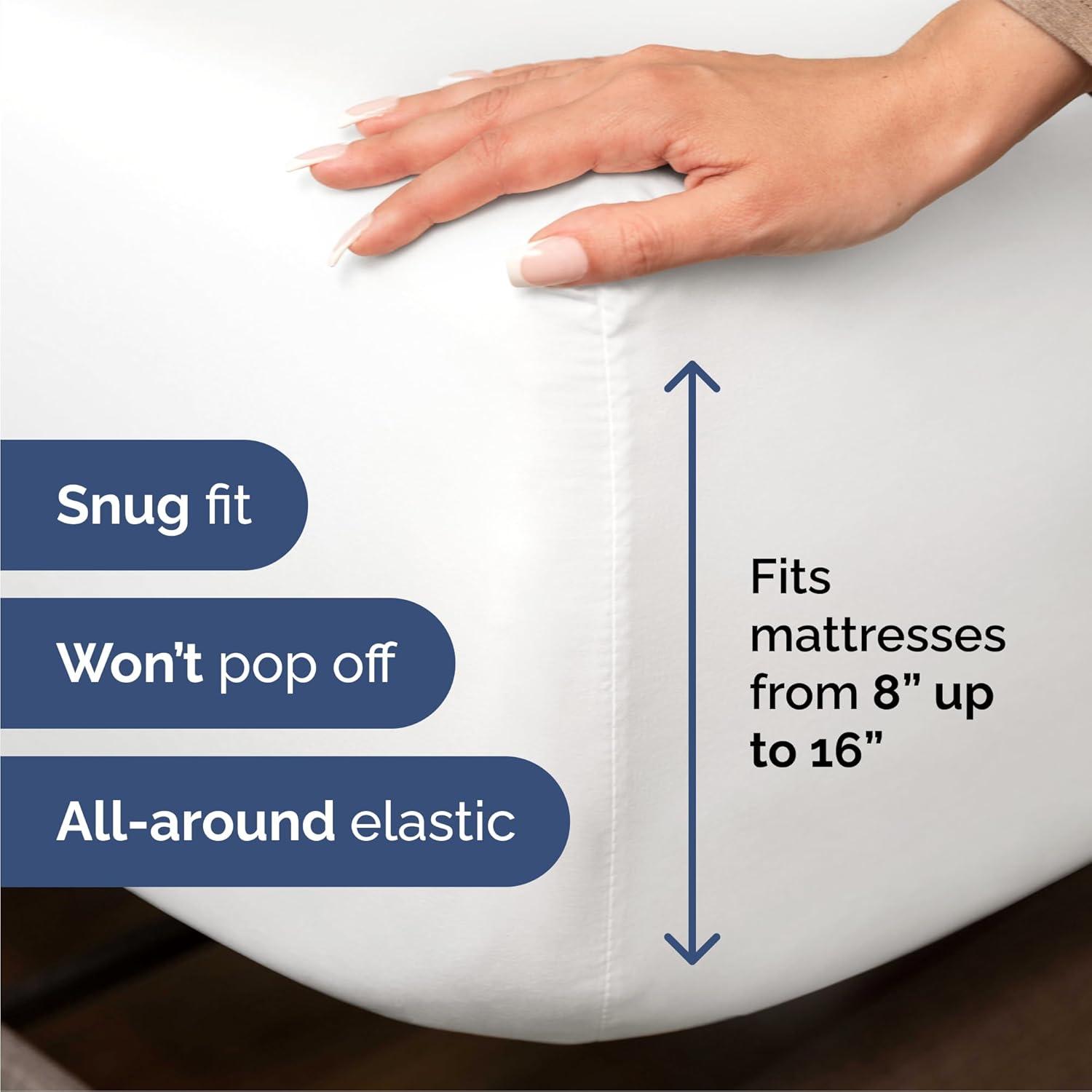 Juego de Sábanas Queen 4 Piezas CGK Unlimited - Microfibra Suave