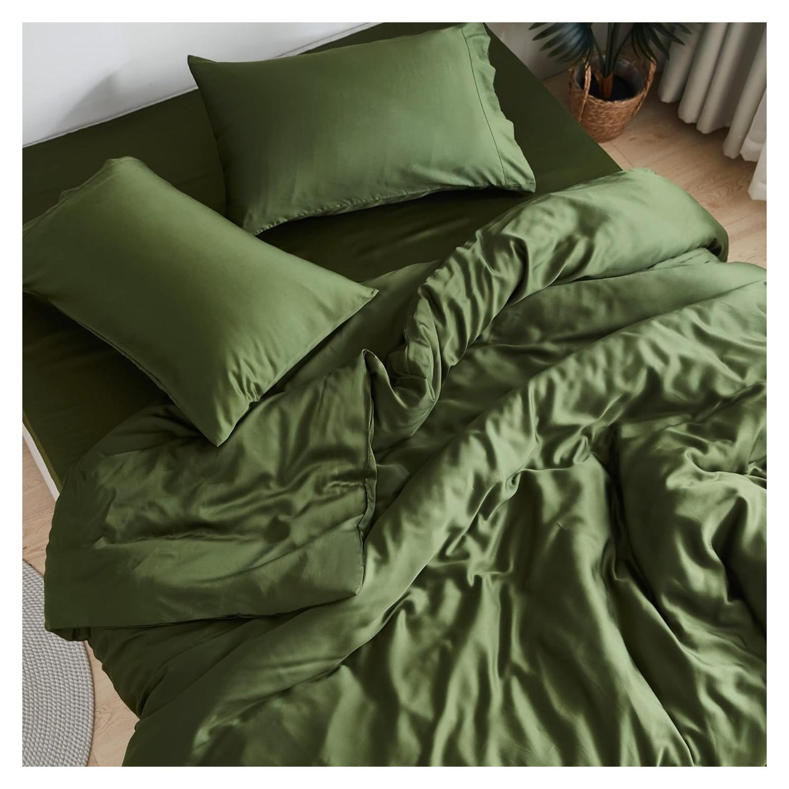 Juego de Sábanas DOZ Reina 3 Piezas Viscosa Bambú Hipoalergénicas