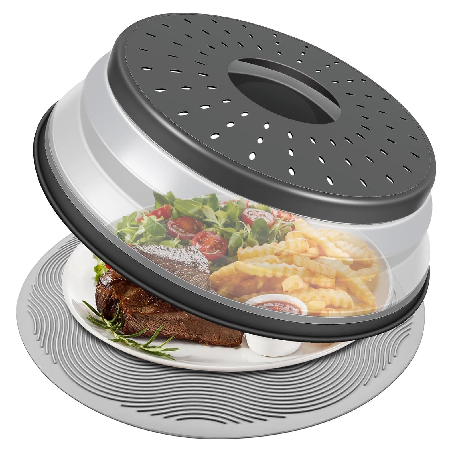 Cubierta de Alimentos para Microondas LekDrok 26.9 cm Carbón