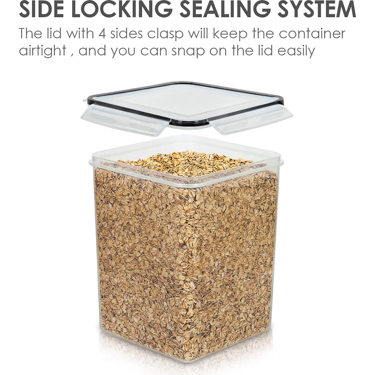 Contenedores de Almacenamiento Vtopmart 5.2L 4 Piezas Herméticos