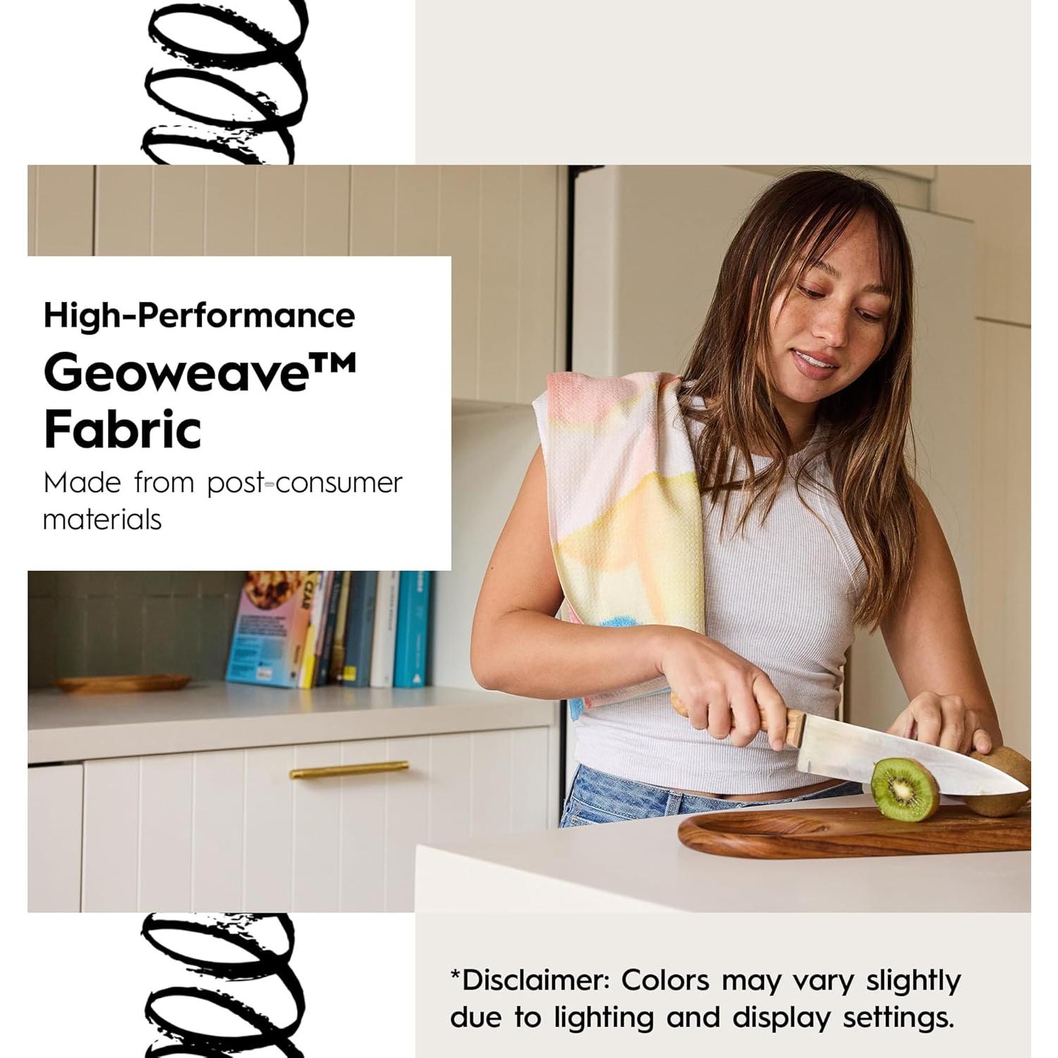 Toallas de Cocina GEOMETRY Microfibra Secado Rápido 45x76 cm