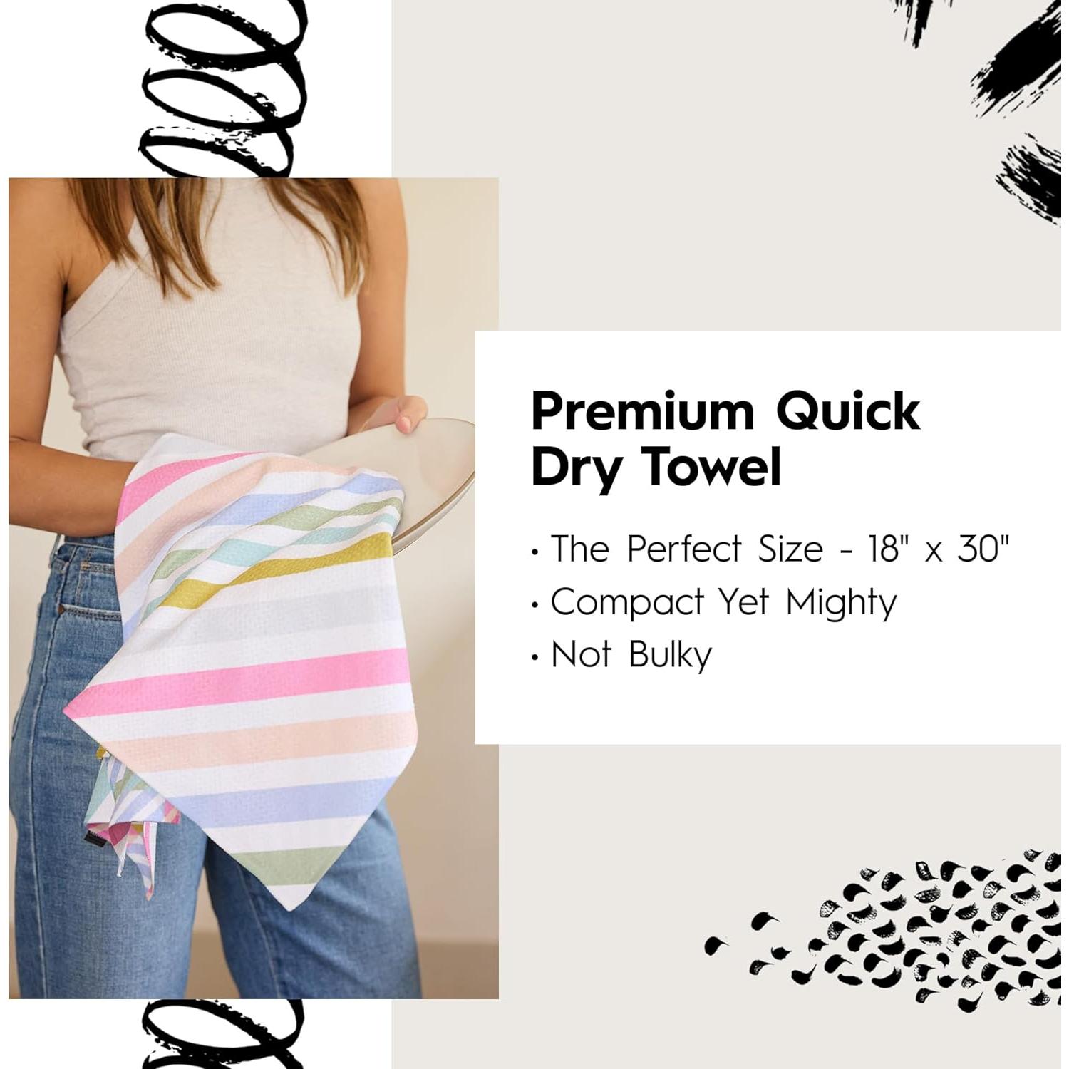 Toallas de Cocina GEOMETRY Microfibra Secado Rápido 45x76 cm