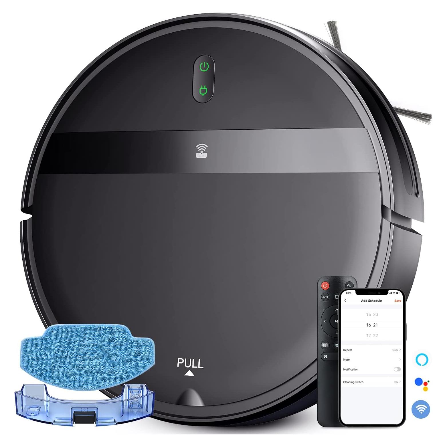 Aspiradora Robot Kilgone G20 2 en 1 con Mopa, 2300Pa, 120Min