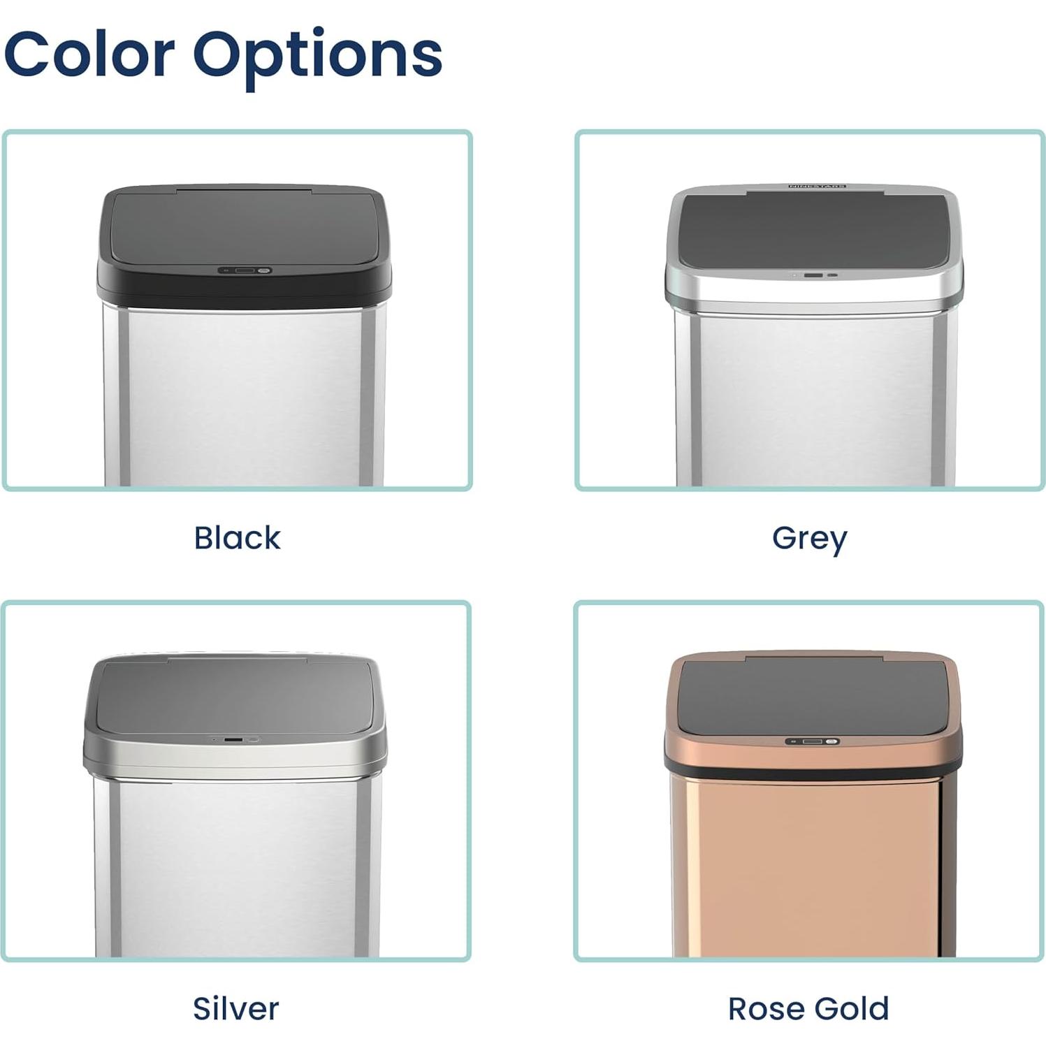 Basurero Automático Ninestars DZT-50-28 49L Sensor Infrarrojo