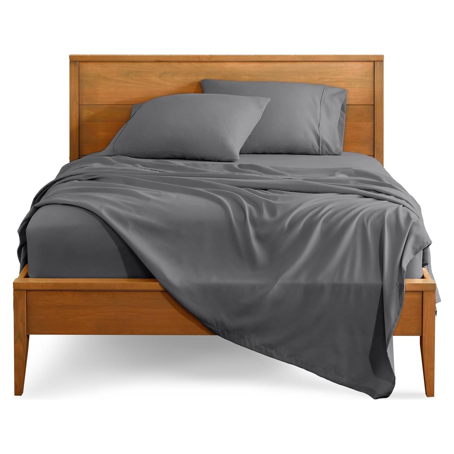 Juego de Sábanas Queen Bare Home Microfibra Ultra Suave 4 Piezas