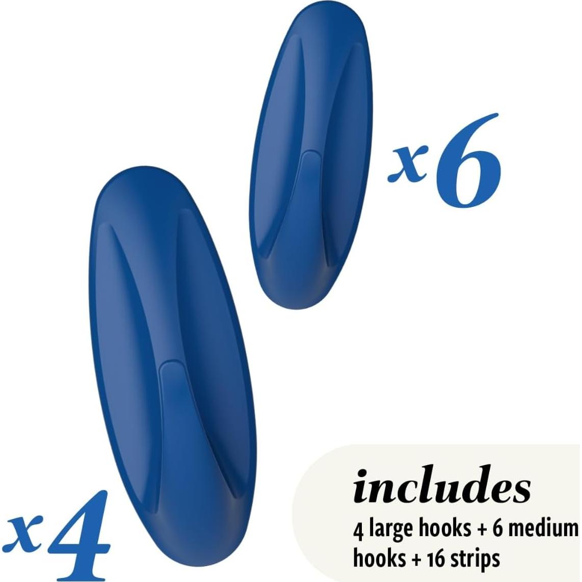 Ganchos Diseñadores Command Congelación Ártica - 10 Ganchos